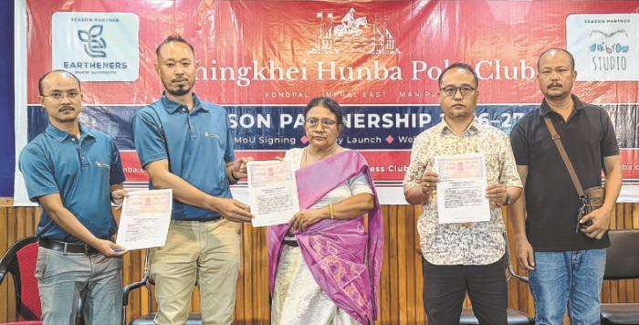 Chingkhei Hunba Polo Club partners with Eartherners and Unibrow Studio, signs MoU