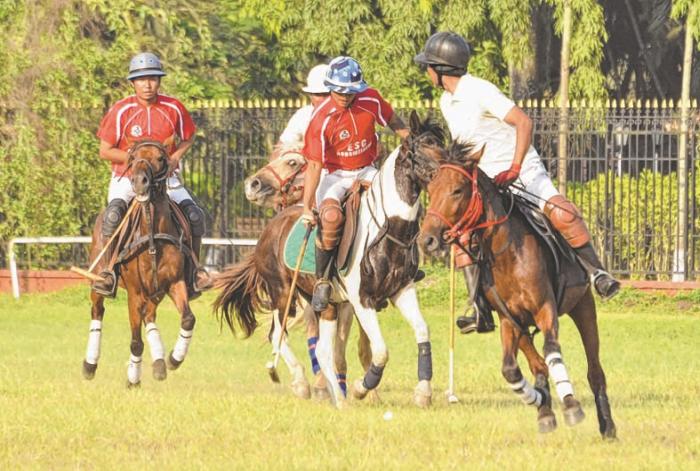 N Hazari and Dr N Tombi State Polo