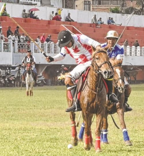 N Hazari and Dr N Tombi State Polo