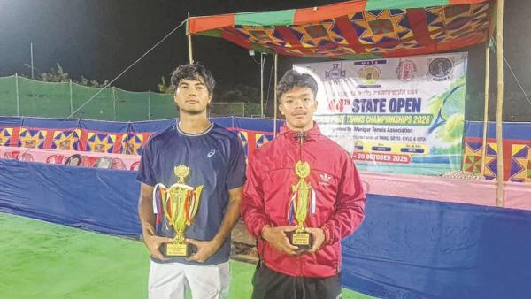 44th State Tennis Championship : Bushan beat Bhicky to seal men's open singles title