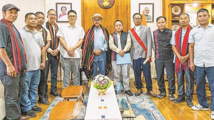 Tipaimukh MLA, CSOs call on Governor, CM