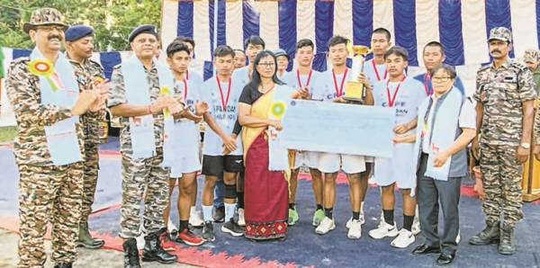 CRPF organised Volleyball tournament ends