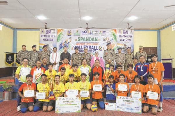 NYVA emerge as champions of District-Level Men's Open Volleyball Tournament