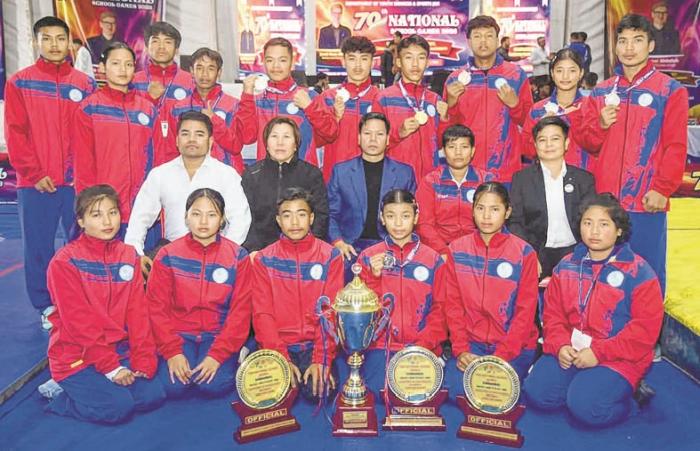 Manipur finish overall team runners up in 70th NSG U17 Wushu