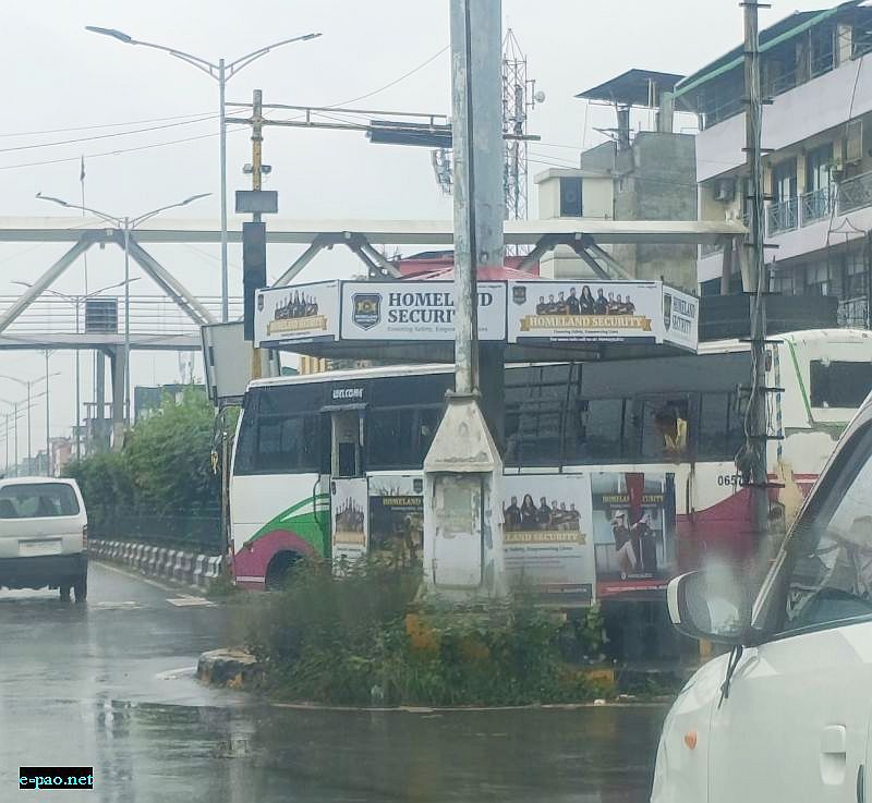 Keishampat Traffic Island remains overgrown on the occassion of Gandhi Jayanti :: 02nd October 2026
