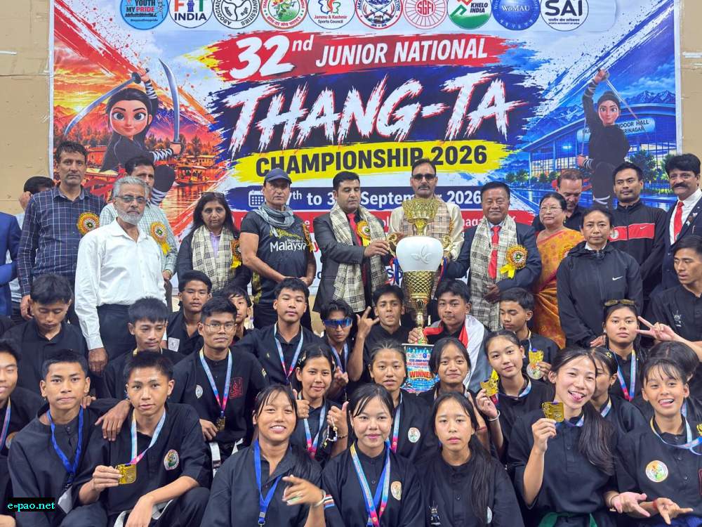 XXXII National Junior Thang-Ta Championship 2026 at Srinagar, Jammu & Kashmir :: 30 September, 2026